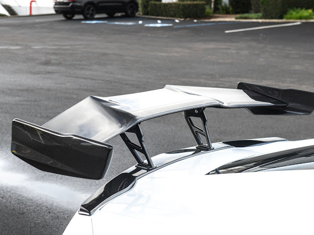 *BLEMISHED-DISCOUNTED* 2014-2019 C7 Corvette - Carbon Fiber "ZR1 Conversion" High Rear Spoiler / Wing Package